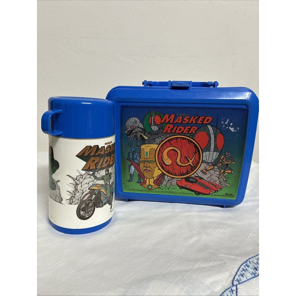 Saban’s Masked Rider Lunch Box And Thermos Aladdin Company 1996